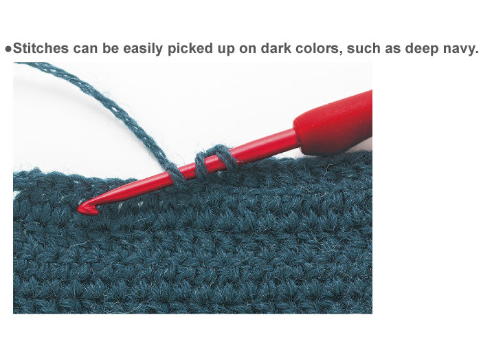 Tulip ETIMO Red Crochet Hook with Cushion Grip Set