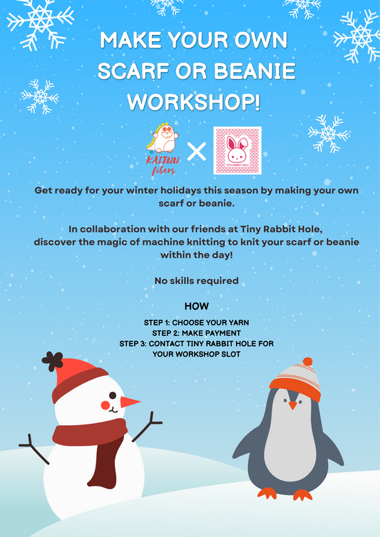 DIY SCARF OR BEANIE WORKSHOP