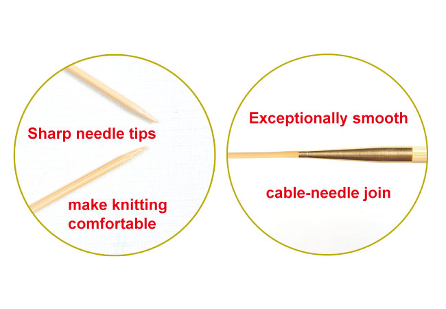 Tulip Knina Swivel Knitting Needle 24"/60cm